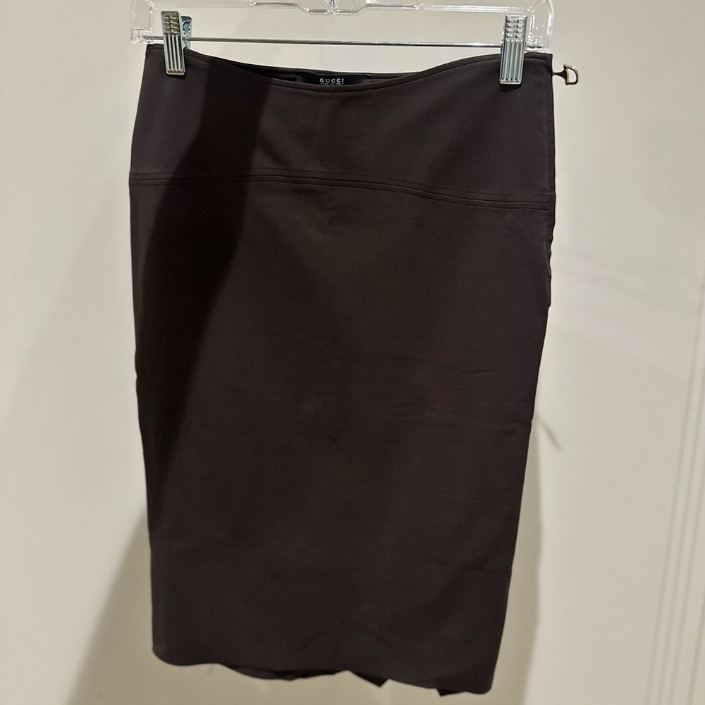 Gucci Black Pencil Skirt